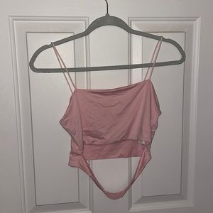 Baby Pink Crop Tank